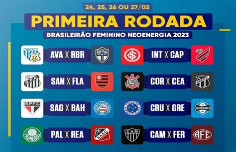 Cbf Define Tabela Completa De Jogos Do Brasileirão Feminino 2023