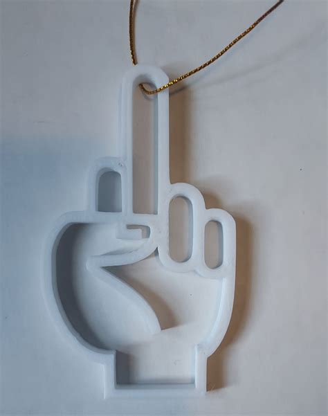 Middle Finger Fuck You Ornament Funny Christmas Ornament Stocking