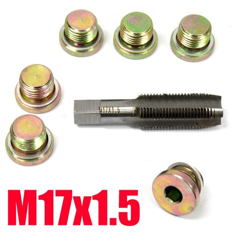 Pc M X Sump Drain Plug Oil Pan Thread Screw Chaser Repair Set