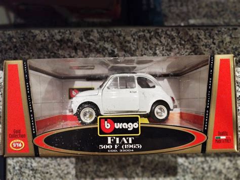 Fiat 500F 1 16 1 18 Burago Weiss 1965 Kaufen Auf Ricardo