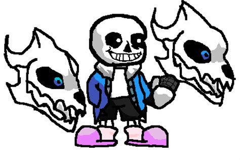 Pixilart Sans Fnf By Victorzero