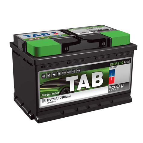 Аккумулятор TAB AGM 70 Ah/12V (правый +) Euro купить в Виннице | BLOG ...