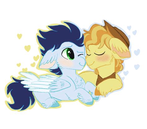 2665865 Safe Artist Moccabliss Braeburn Soarin Pony Gay Lying