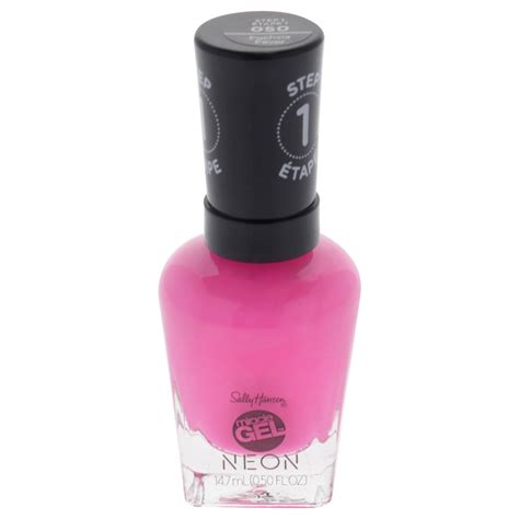 Sally Hansen Miracle Gel Nail Polish Fuchsia Fever 0 5 Fl Oz No UV