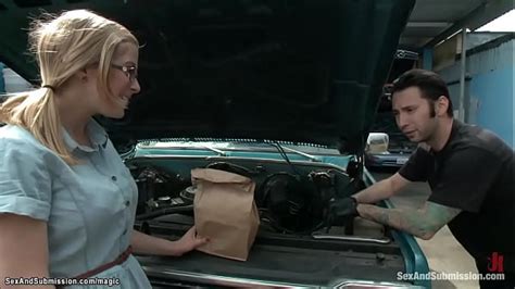 Big Cock Mechanic Fucks Bound Blonde Xxx Mobile Porno Videos Movies IPornTV Net