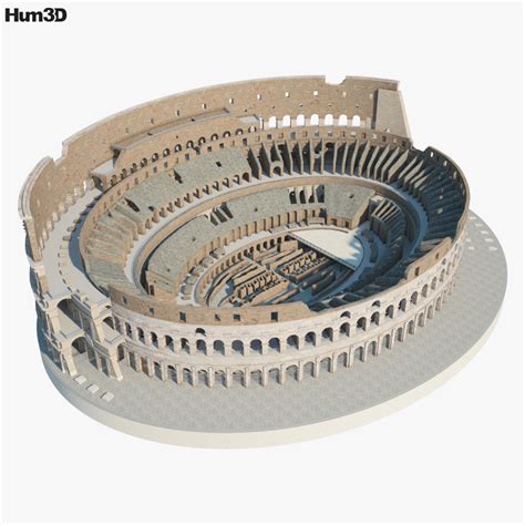 Colosseum 3D model - Architecture on Hum3D