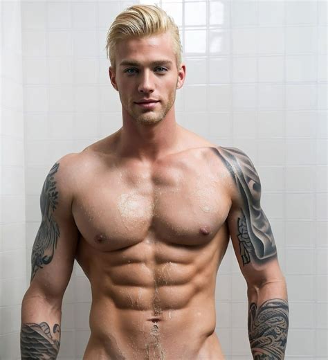 NSFW Ai Generated Full Frontal Naked Muscular Man X HD Photo Print No Etsy