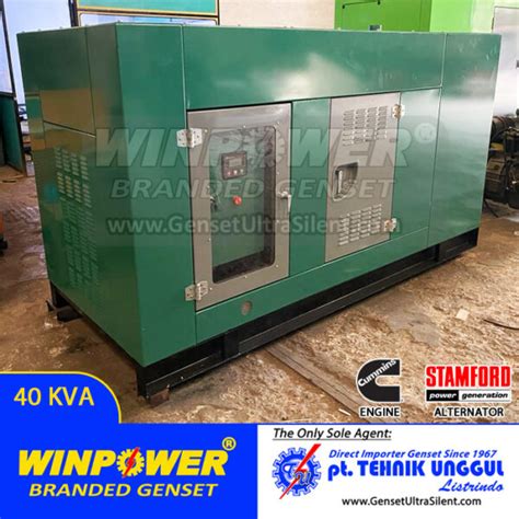 Genset Cummins 40 KVA Silent Stamford WP44C By WINPOWER Jual Genset