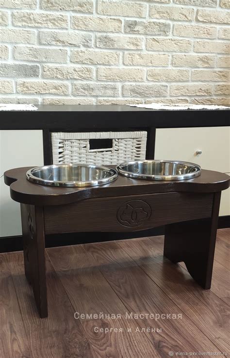 Подставка под миски из массива сосны в интернет-магазине Ярмарка ...