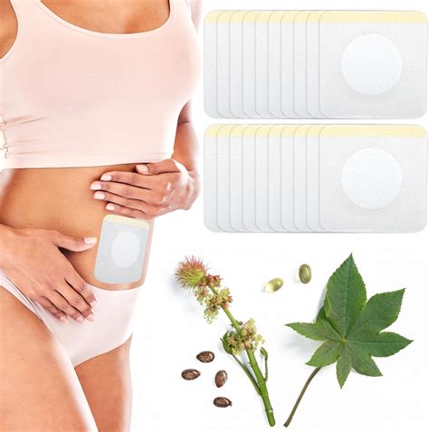 Amazon Pcs Disposable Castor Oil Pack Wrap Belly Button Castor