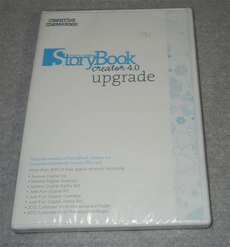 Creative Memories Storybook Creator 40 Upgrade