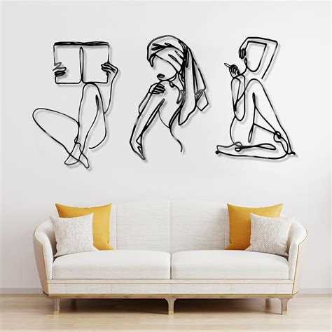 abstract metal wall art 1