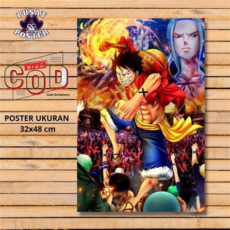 Jual POSTER ONE PIECE D LUFFY FOTO ONE PIECE POSTER ANIME HIASAN