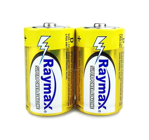 Raymax Best Selling Super Performance LR20 AM-1 D Size Alkaline Battery ...