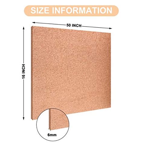 Sunt Cork Board Roll 14 Thick 50x16 Cork Rolls Self Adhesive