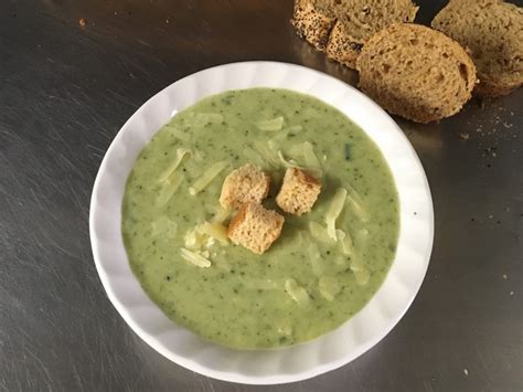 home  soup  bread roll butter world cuisine