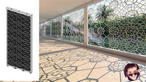 islamic pattern revit family - YouTube