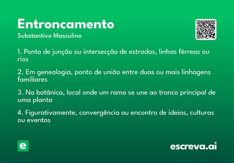 O Que E Entroncamento - Entroncamento - Significado e Sinônimo - escreva.ai