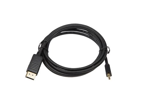 MiniDP til Displayport kabel 3m (sort) - Monitorkabler - Komplett.no