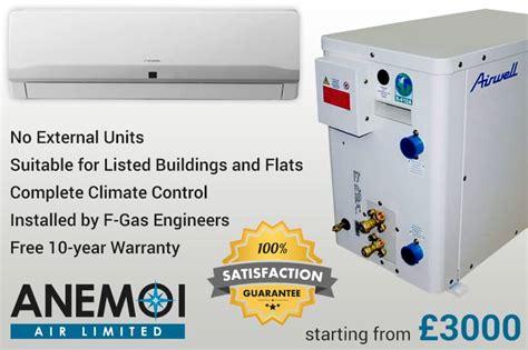 Water Cooled Air Conditioning Without External Units Anemoi Air