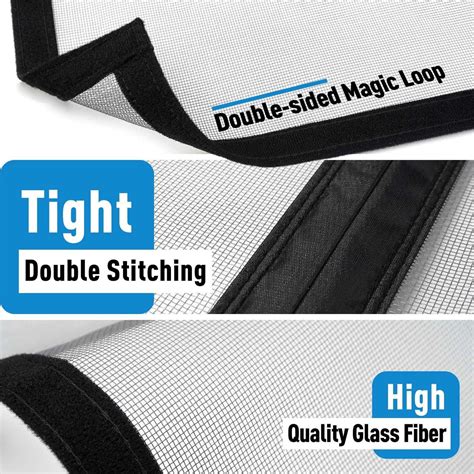 HOMWMPA Magnetic Screen Door Fit Door Size 80 Inch, Reversible Left and