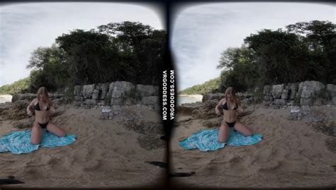 Kristina Masturbating And Showing Her Pussy On A Secluded Beach In