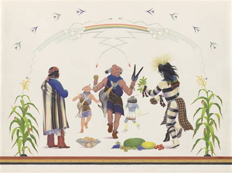 The Pueblo Ceremonial Dance Velino Shije Herrera Gilcrease Museum