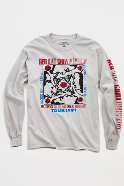 Red Hot Chilli Peppers Long Sleeve Band Tee Urban Outfitters