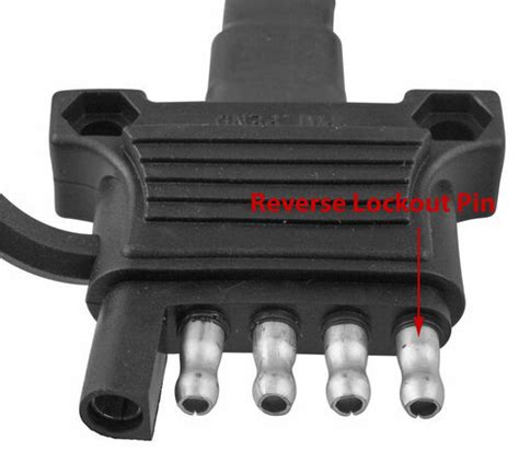 Curt Trailer Connector Adapter 4 Way Flat To 5 Way Flat Vehicle End Curt Trailer Wiring C57187