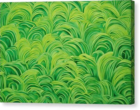 Green Abstract Art 0075 - Canvas Print – artAIstry