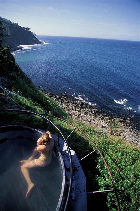 A Nude Woman In A Hot Spring Photograph By Corey Rich