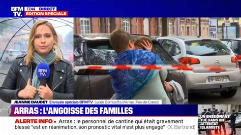 BFM TV Attaque au couteau à Arras les retrouvailles émouvantes des