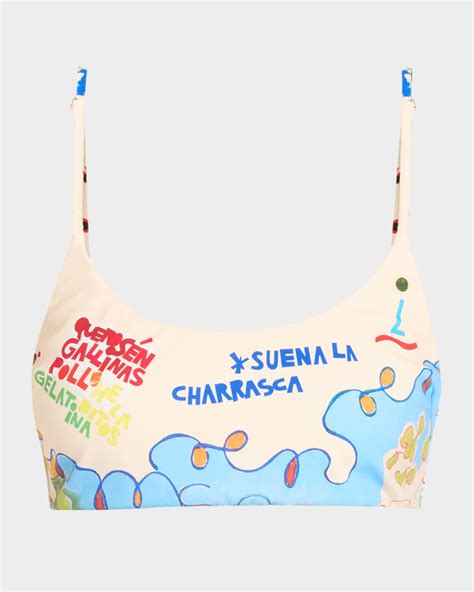 ALEMAIS Nadia Scoop Neck Bikini Top Neiman Marcus