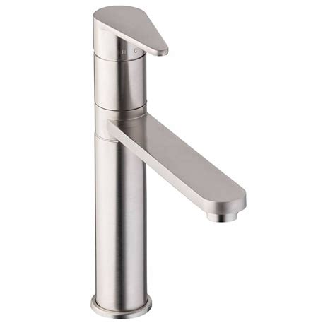 Abode Prime Brushed Nickel Single Lever Kitchen Sink Mixer Tap At