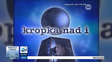 25 lat Kropki nad i TVN24 pierwsza czołówka Monika Olejnik