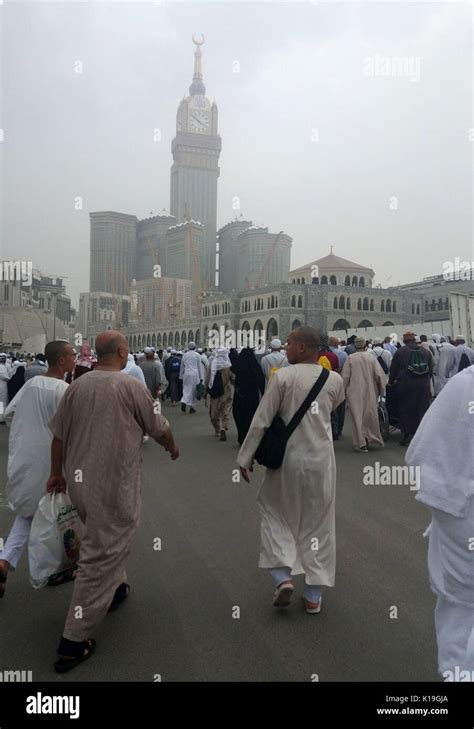 La Meca La Meca En Arabia Saudita Aug Peregrinos