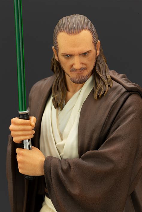 Star Wars The Phantom Menace Qui Gon Jinn Statue By Kotobukiya The