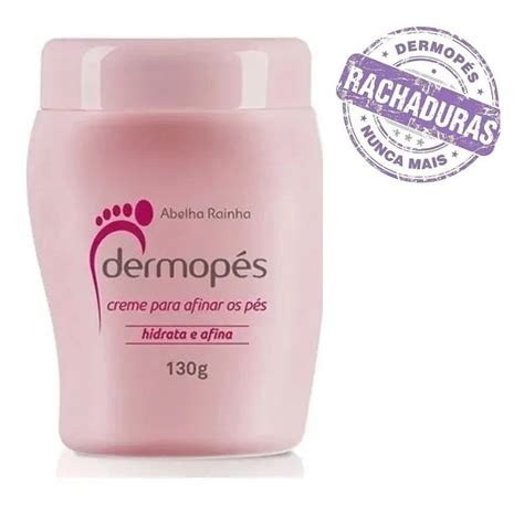 Dermopés Creme Hidratante Para Afinar Os Pés Abelha Rainha