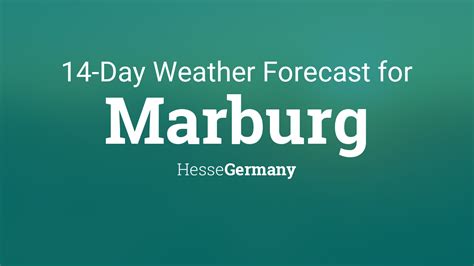 Marburg, Hesse, Germany 14 day weather forecast