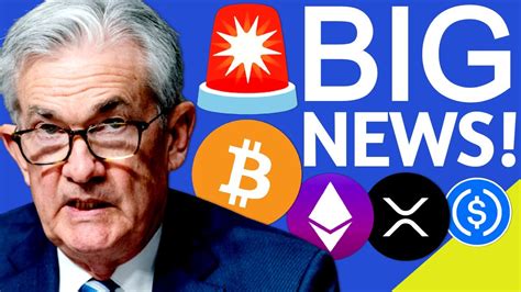 CRYPTO HERE TO STAY SAYS FED JEROME POWELL AS BITCOIN PUMPS CIRCLE