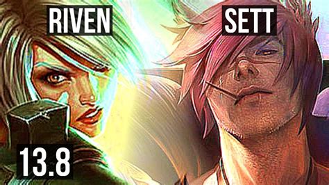 Riven Vs Sett Top 713 Rank 8 Riven Dominating Kr Grandmaster