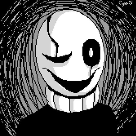 Gaster Pixel Art Profile Photo Undertale Amino