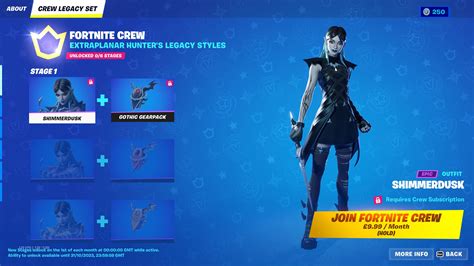 Fortnite Crew Membership October Start Date Price Rewards