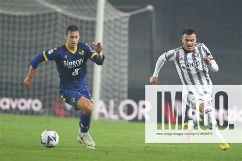 Filippo Terracciano Hellas Verona Filip Kostic Juventus During The