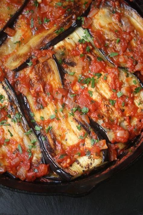 Turkish Eggplant Casserole With Tomatoes Imam Bayildi Healthy