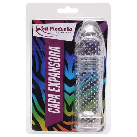 Liby Sex Shop CAPA PENIANA EXPANSORA EM SILICONE TRANSPARENTE LA