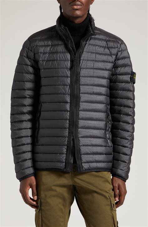 Stone Island Packable Down Puffer Jacket Black Editorialist