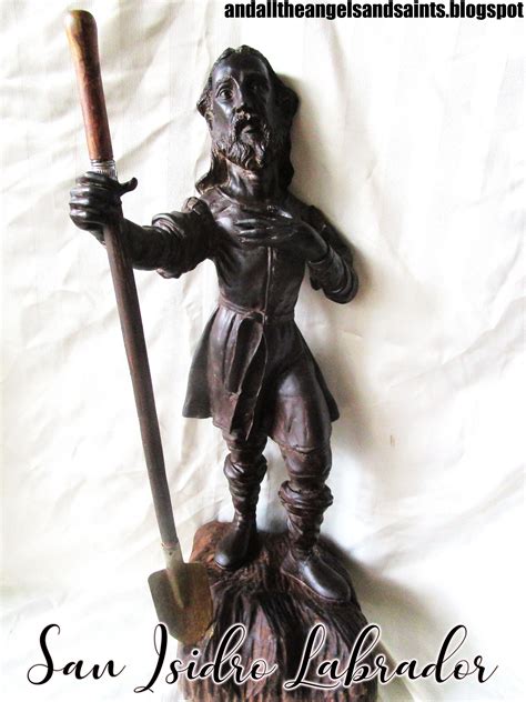 angels  saints  san isidro labrador  vintage