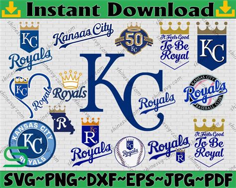 Kansas Royals Baseball Team Logo Svg Files