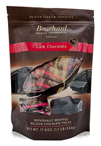 Bouchard Premium Belgian Dark Chocolate With 72 Cacao Individually